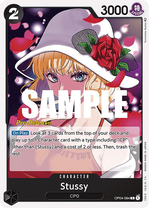 Stussy card artwork