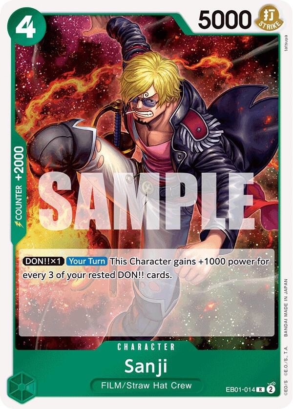 Sanji card artwork
