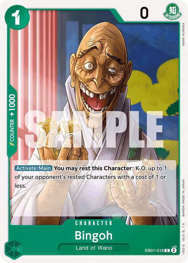 Bingoh card artwork