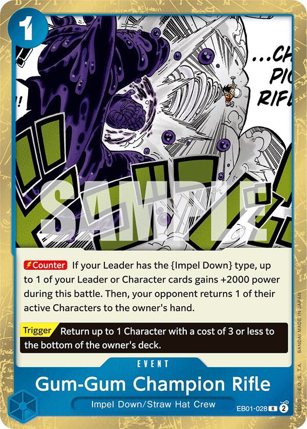 Gum-Gum Champion Rifle card artwork