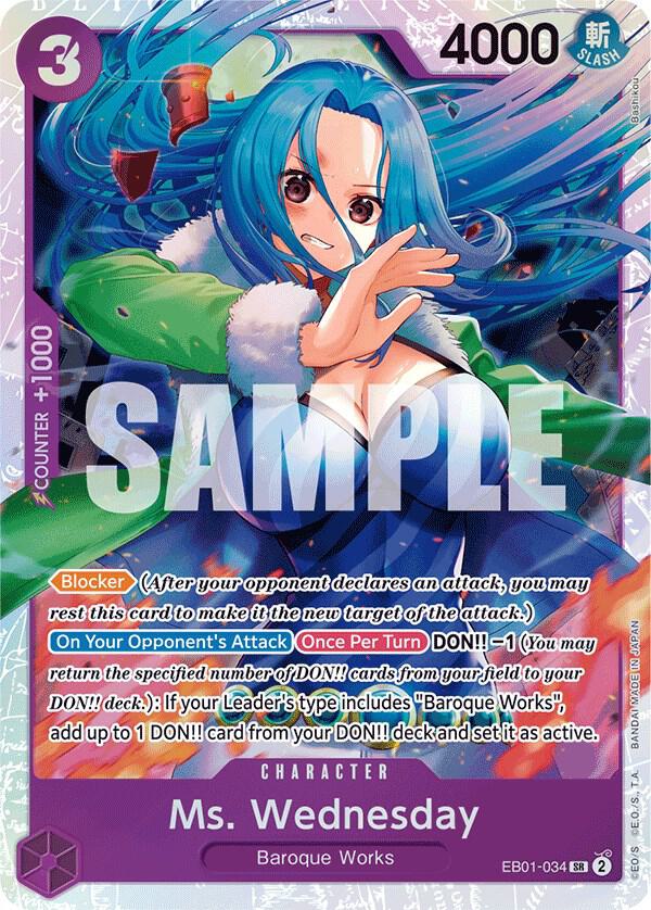 Ms. Wednesday card artwork