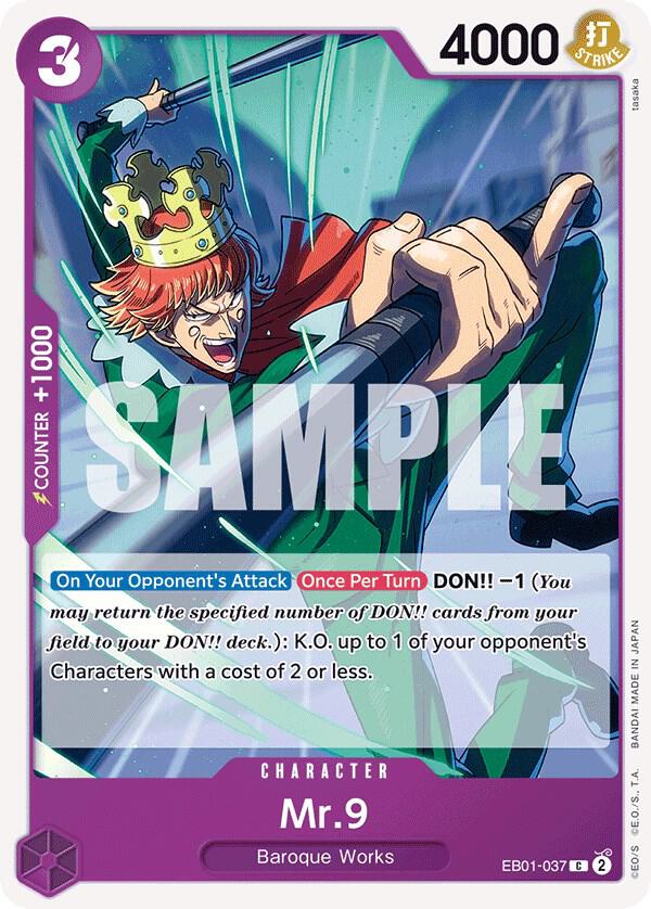 Mr. 9 card artwork