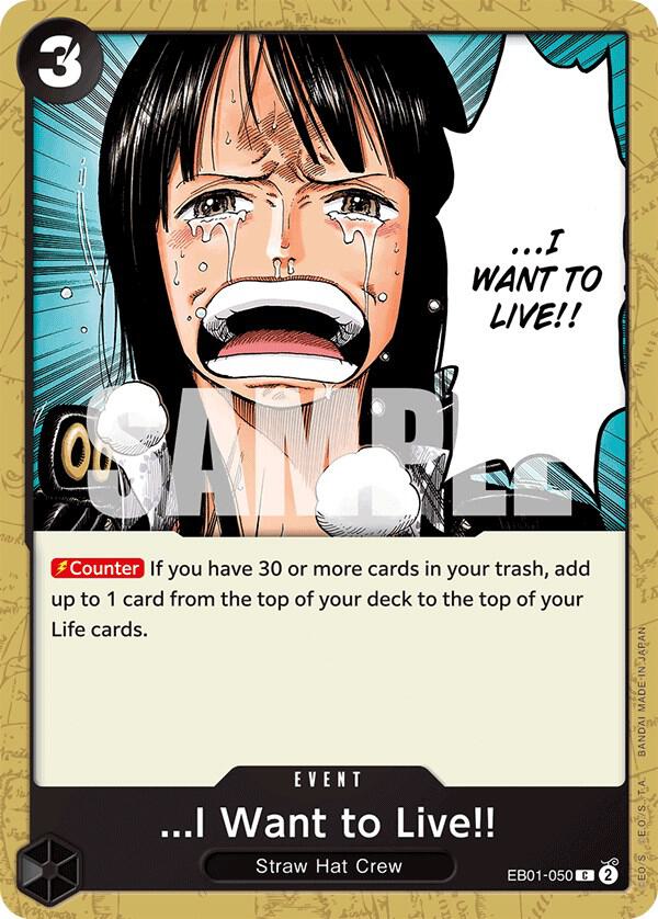 ...I Want to Live!! card artwork