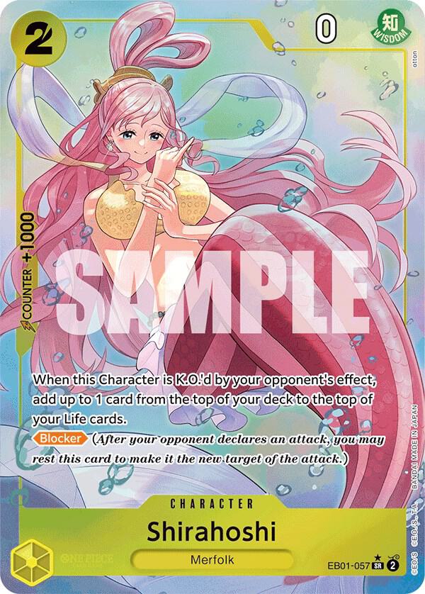 Shirahoshi (Alternate Art) card artwork