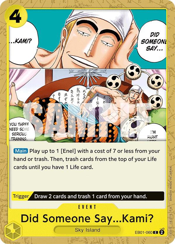 Did Someone Say...Kami? card artwork