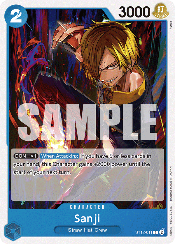 Sanji card artwork