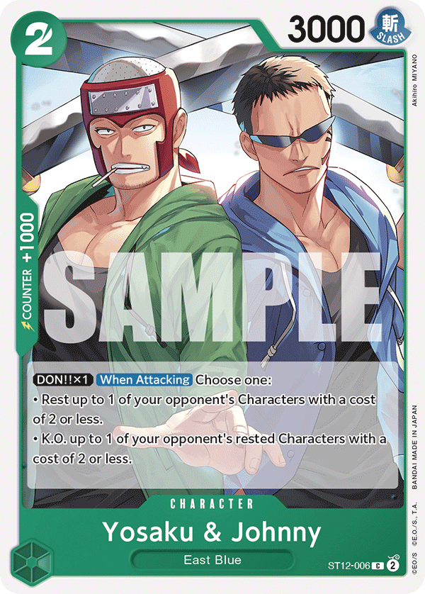 Yosaku & Johnny card artwork