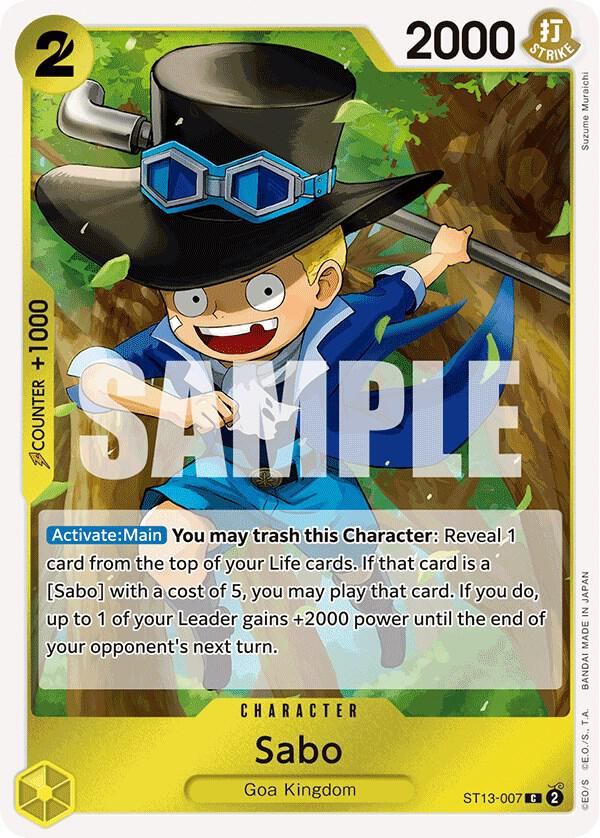 Sabo (007) card artwork