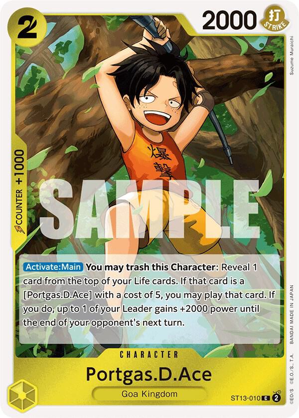 Portgas.D.Ace (010) card artwork