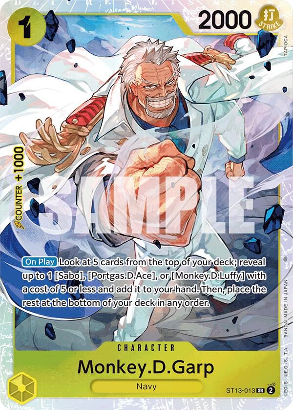Monkey.D.Garp card artwork