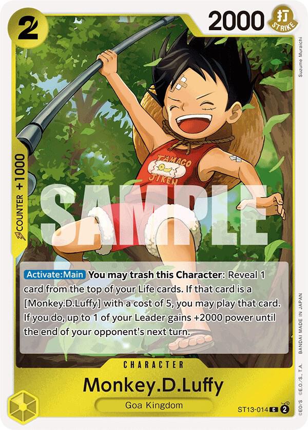 Monkey.D.Luffy (014) card artwork