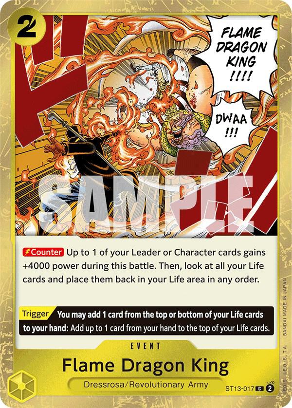 Flame Dragon King card artwork