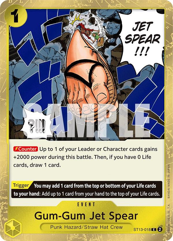 Gum-Gum Jet Spear card artwork