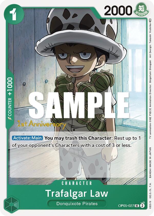 Trafalgar Law (027) card artwork