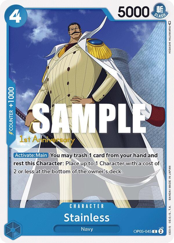 Stainless card artwork