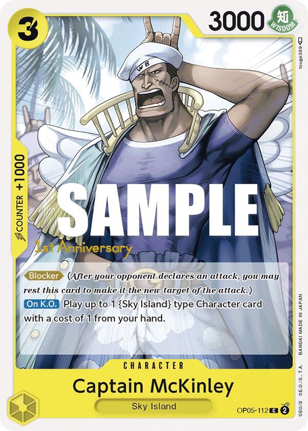 Captain McKinley card artwork