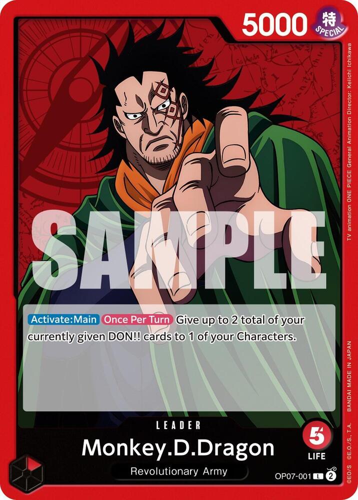 Monkey.D.Dragon (001) card artwork