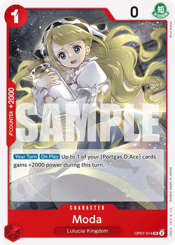 Moda card artwork