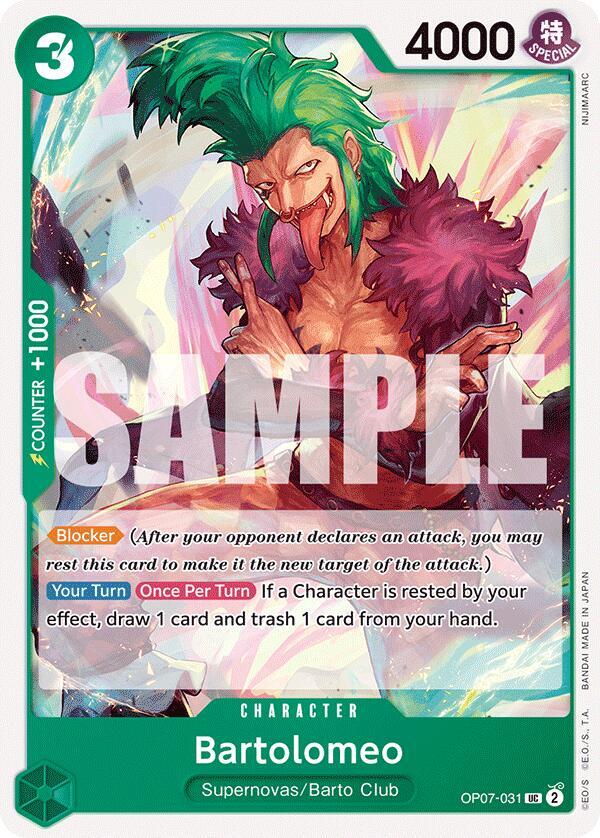 Bartolomeo card artwork