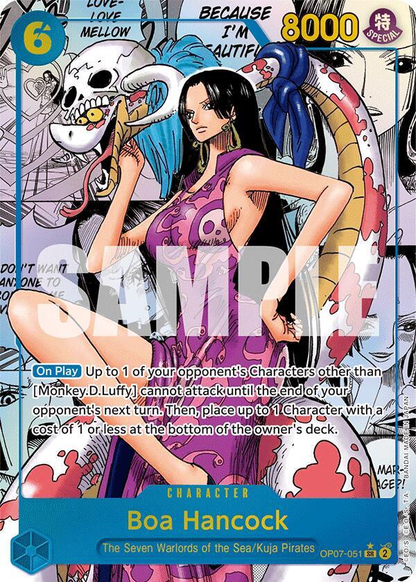 Boa Hancock (051) (Parallel) (Manga) card artwork
