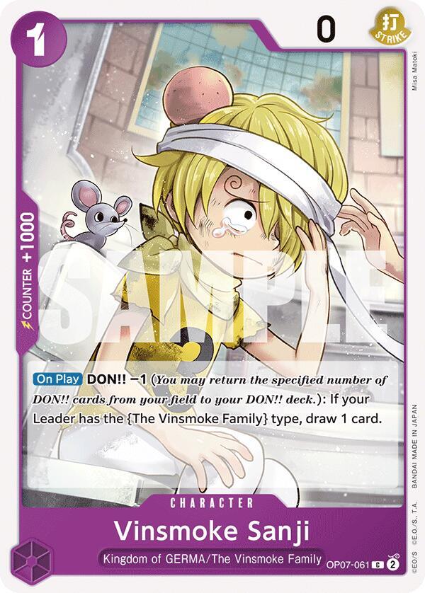 Vinsmoke Sanji card artwork