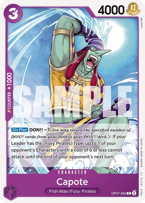 Capote card artwork