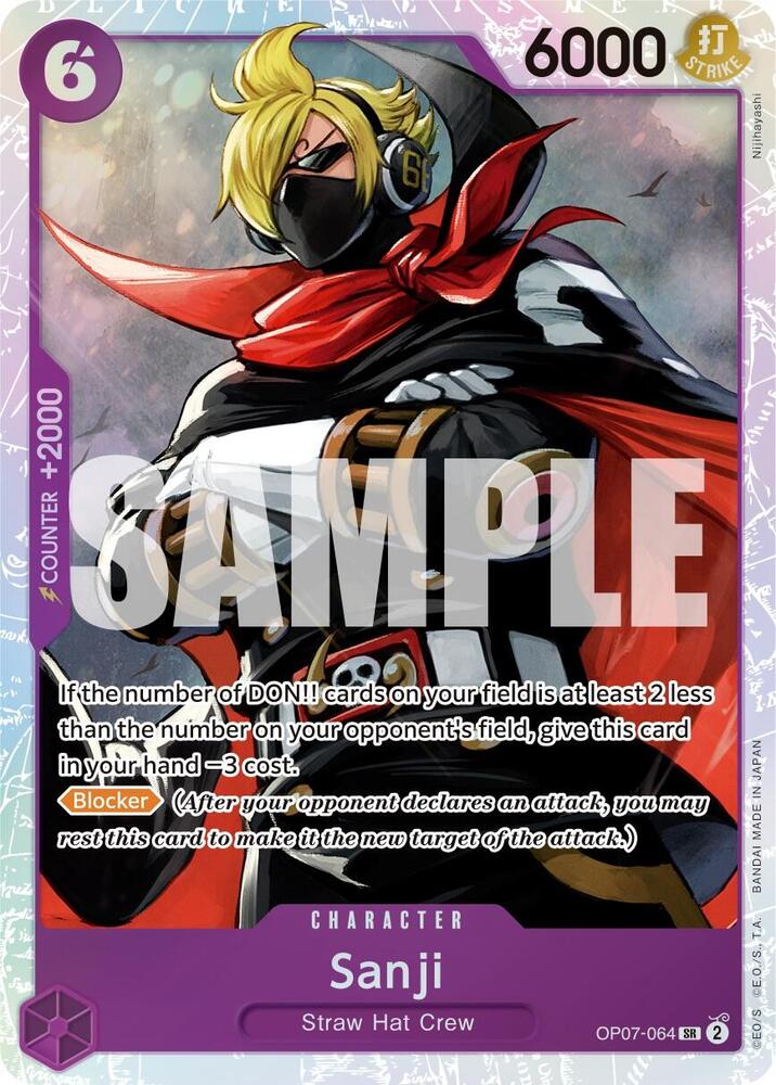 Sanji card artwork
