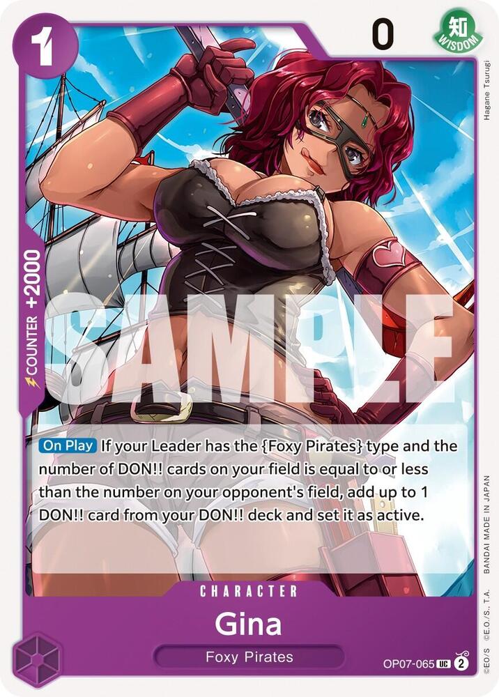 Gina card artwork