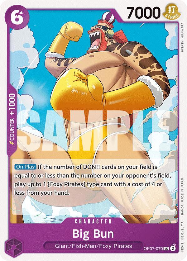 Big Bun card artwork