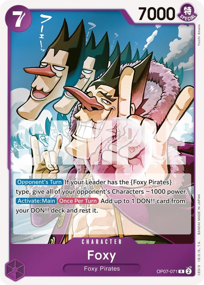 Foxy (071) card artwork
