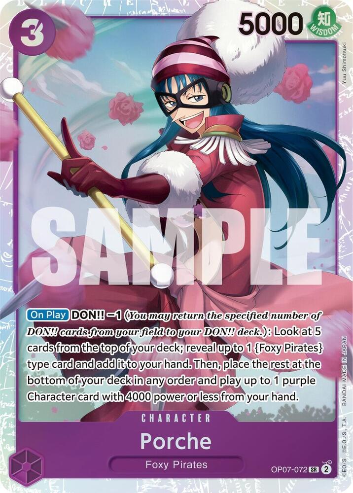 Porche card artwork