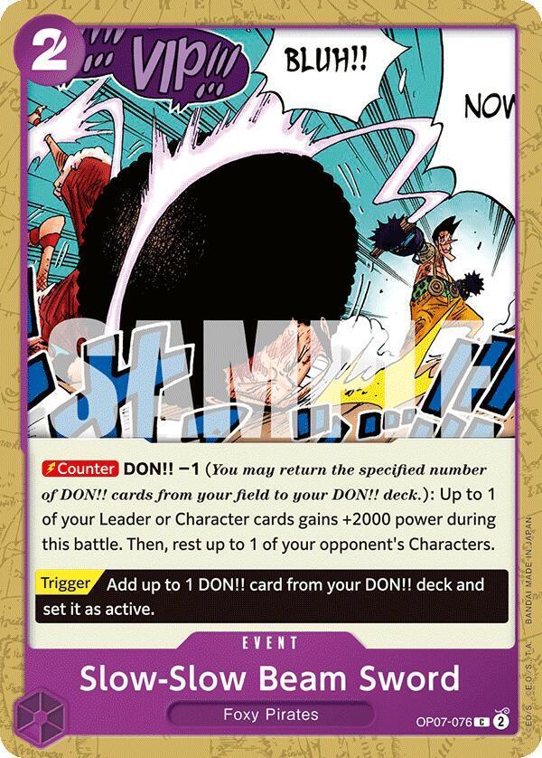 Slow-Slow Beam Sword card artwork