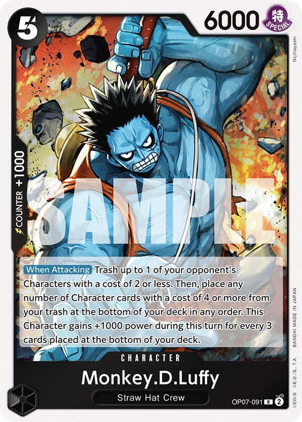 Monkey.D.Luffy (091) card artwork