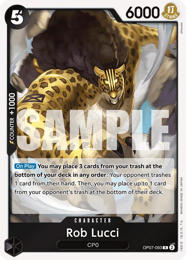 Rob Lucci (093) card artwork