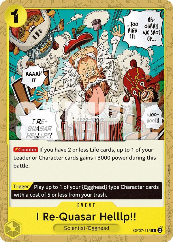 I Re-Quasar Helllp!! card artwork