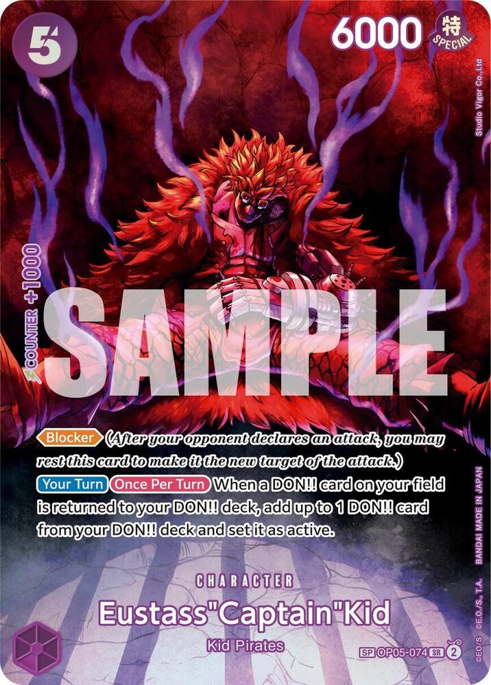 Eustass"Captain"Kid (SP) card artwork
