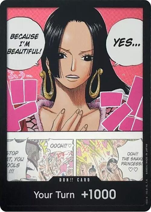 DON!! Card (Boa Hancock) (Double Pack Set Vol. 4) card artwork