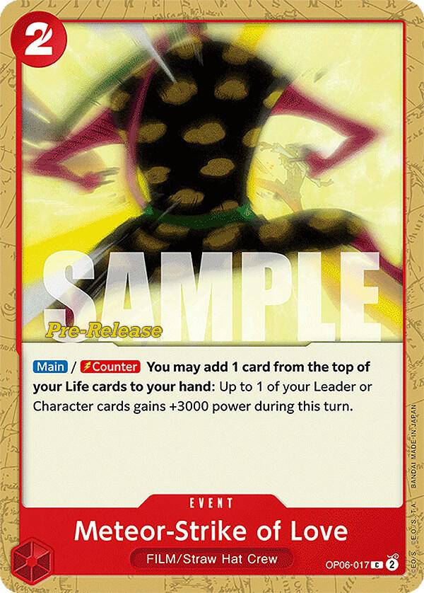 Meteor-Strike of Love card artwork
