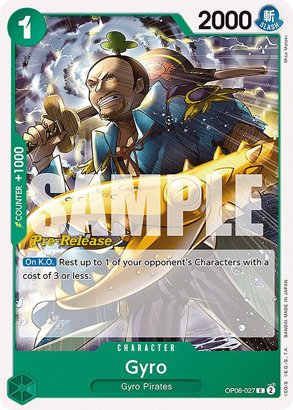 Gyro card artwork