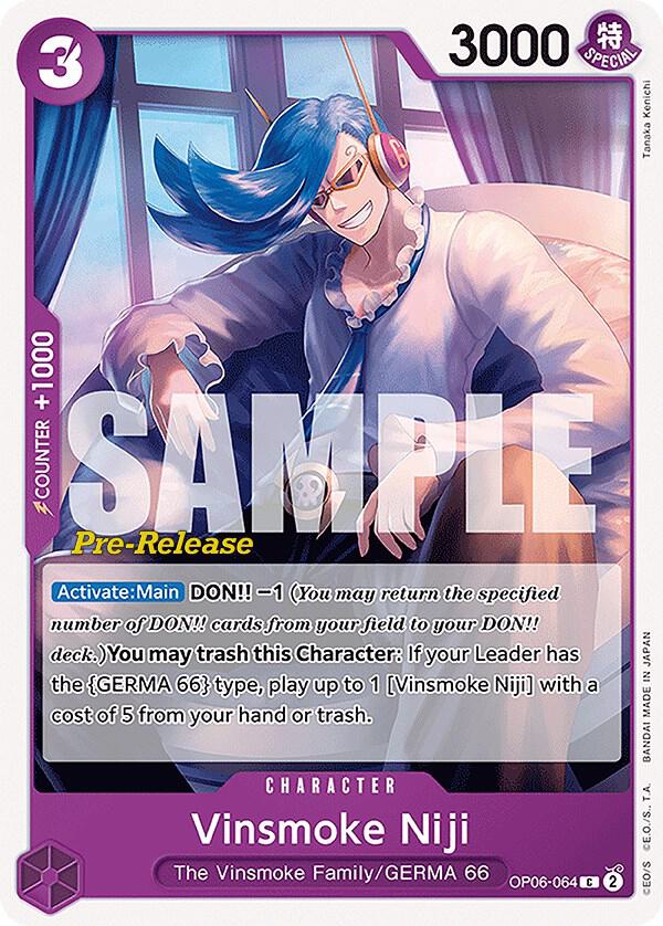 Vinsmoke Niji (064) card artwork