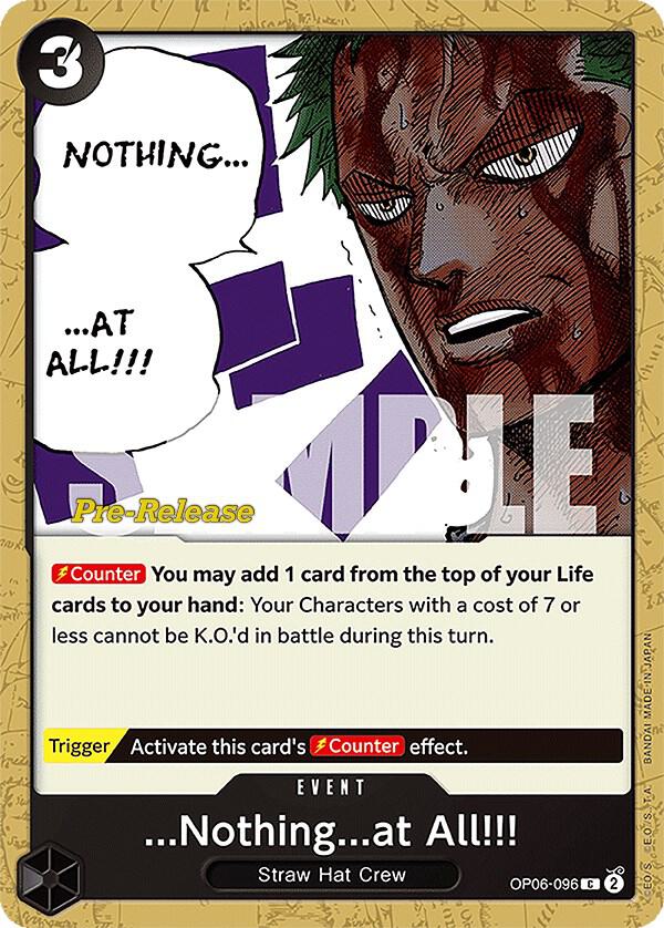 ...Nothing...at All!!! card artwork