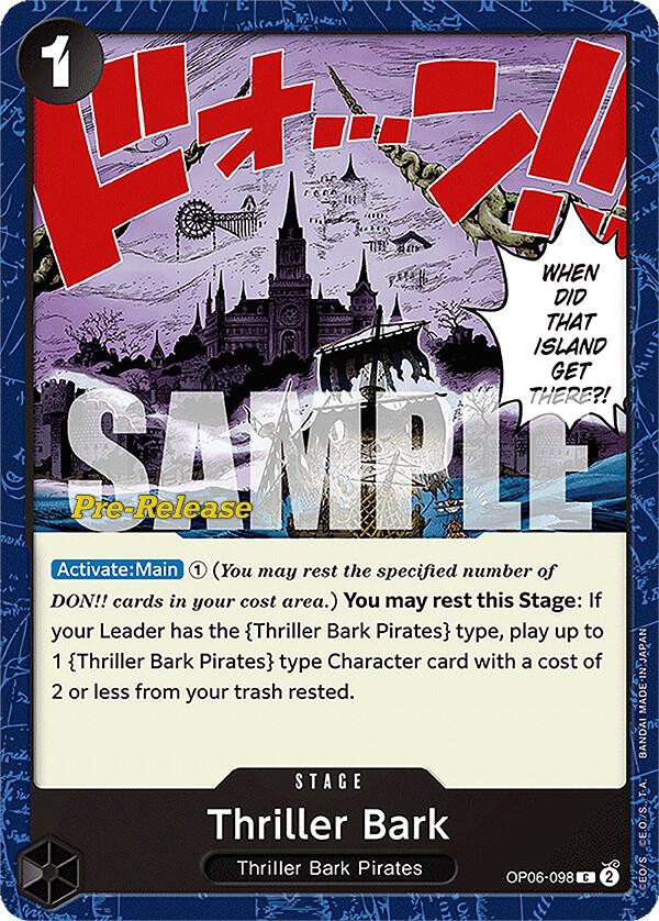 Thriller Bark card artwork