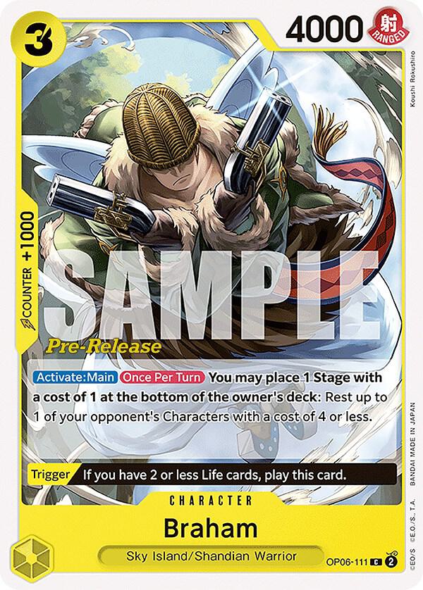 Braham card artwork