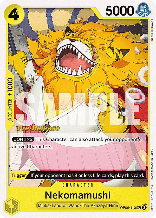 Nekomamushi card artwork