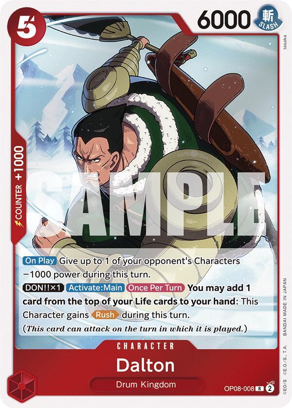 Dalton card artwork