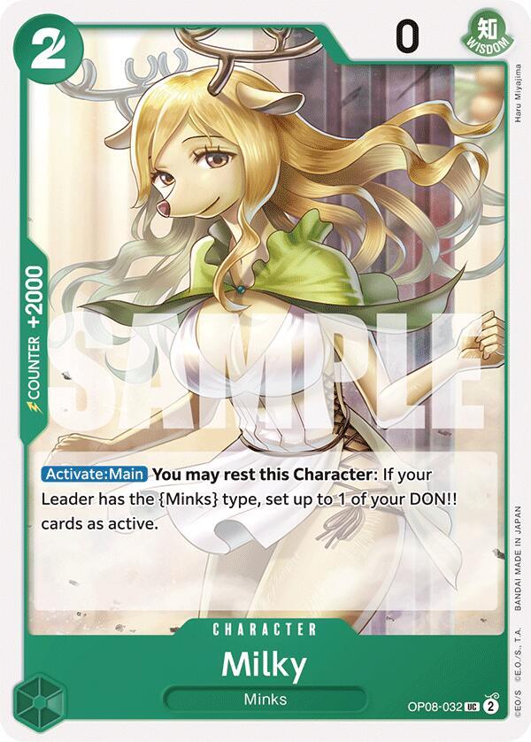 Milky card artwork
