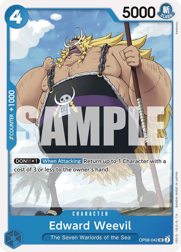 Edward Weevil card artwork