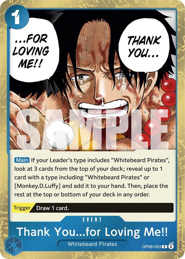 Thank You...for Loving Me!! card artwork