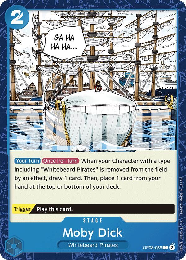 Moby Dick card artwork