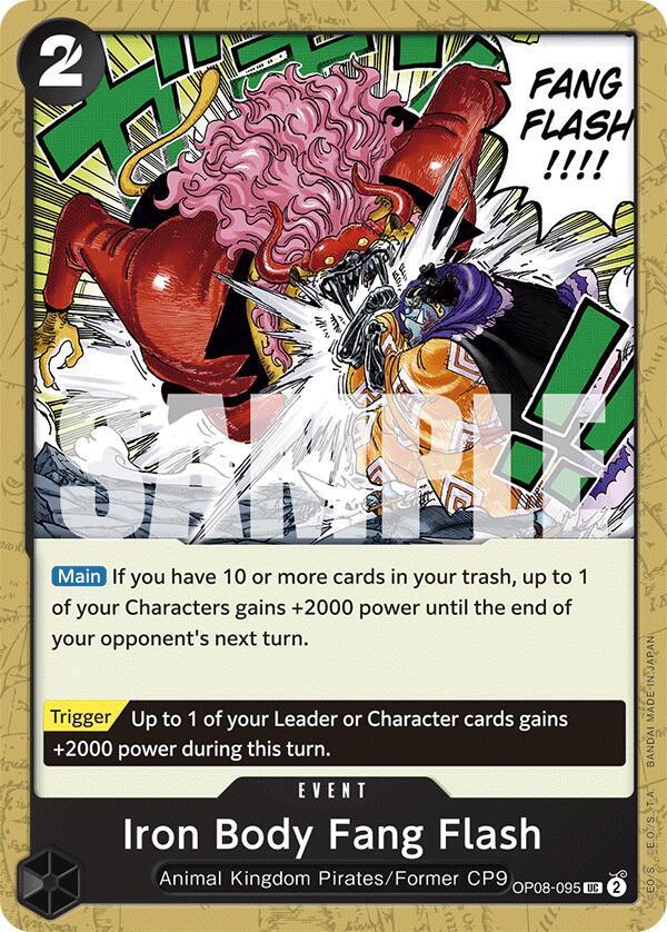 Iron Body Fang Flash card artwork